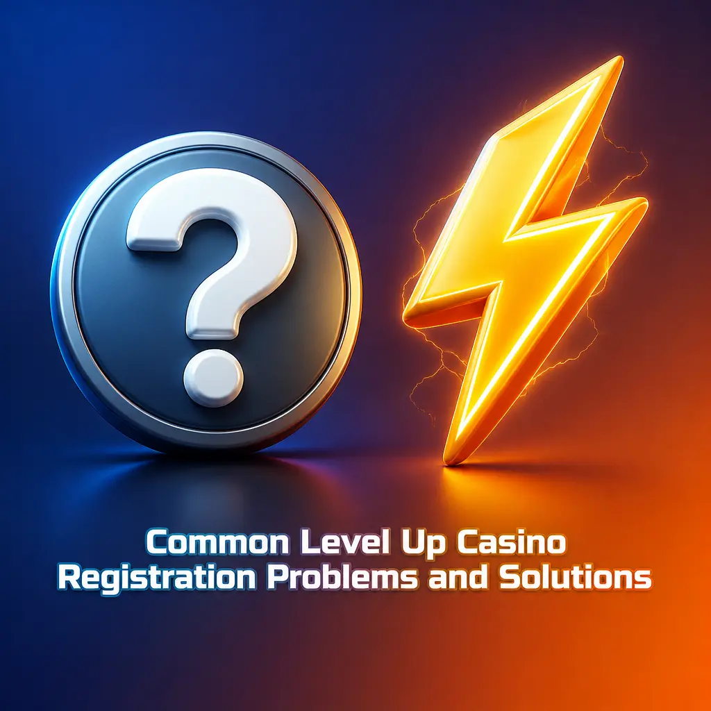 Common Level Up Casino registration problems and solutions, including verification, duplicate account, and age check fixes