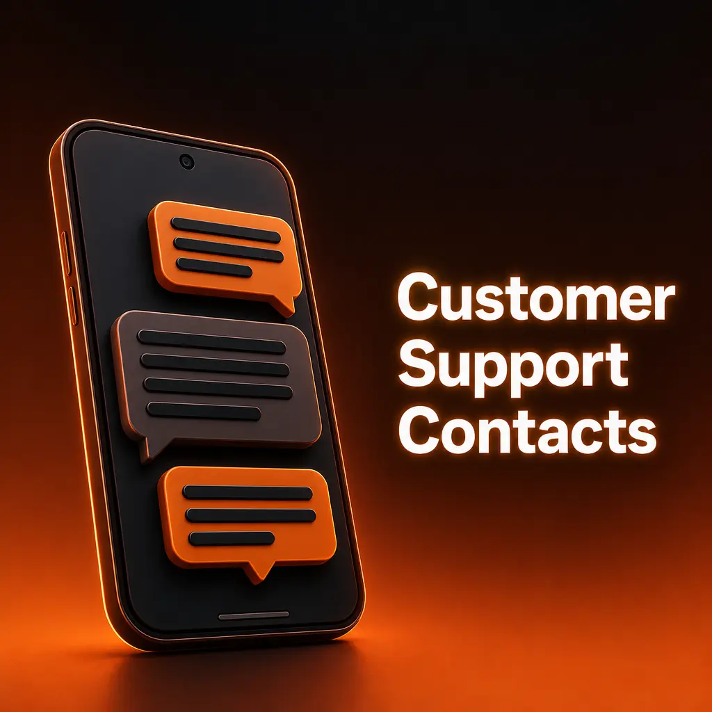 24/7 customer support contacts: live chat, email, and Help Centre for payment queries and account assistance