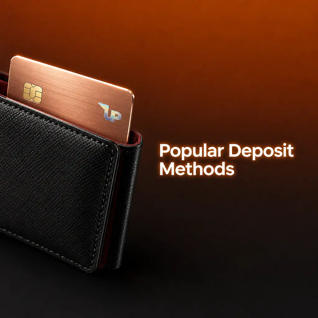 Popular deposit methods at Level Up Casino, including Visa, Mastercard, Skrill, Neteller, AstroPay, Apple Pay and crypto options